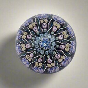 Perthshire Millefiori Glass Paperweight